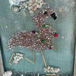 3D HANDMADE RESIN ON GLASS ARTWORK